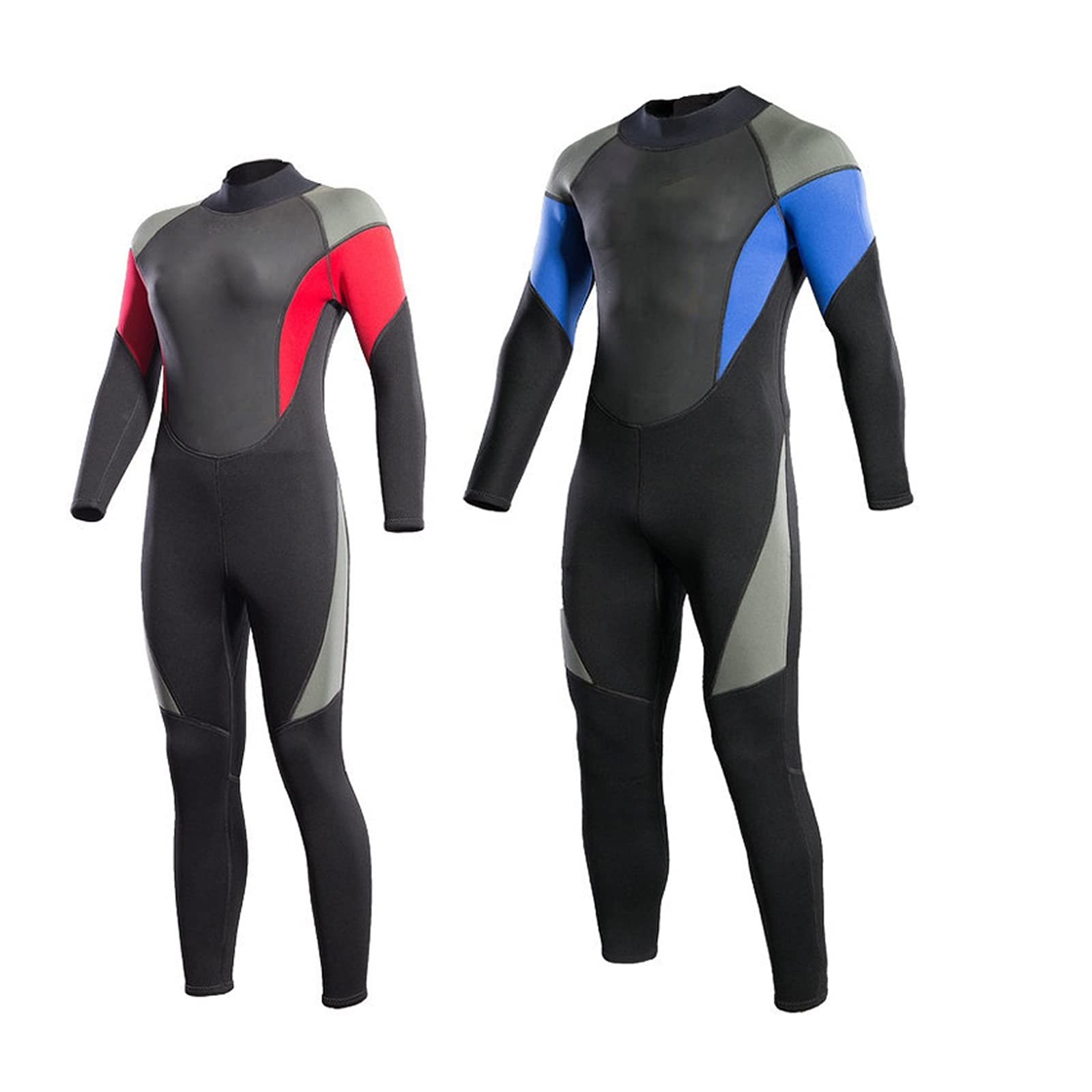 Muta umida per gli uomini Blu Immersione subacquea 3mm Neoprene mute donne uomo swinwear attrezzatura subacquea mantenere gli amanti caldi Tuta bagnata Conjoined Gratis