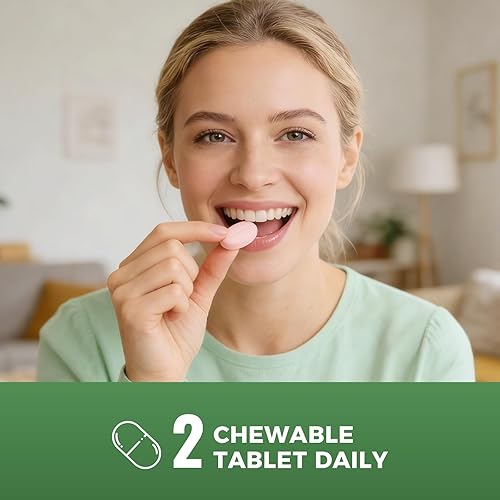 Miniatura 7 de Oracare Oral Defence - Suplemento de probióticos orales para aliento fresco, salud de dientes y encías, sabor a fresa, 60 unidades (1)