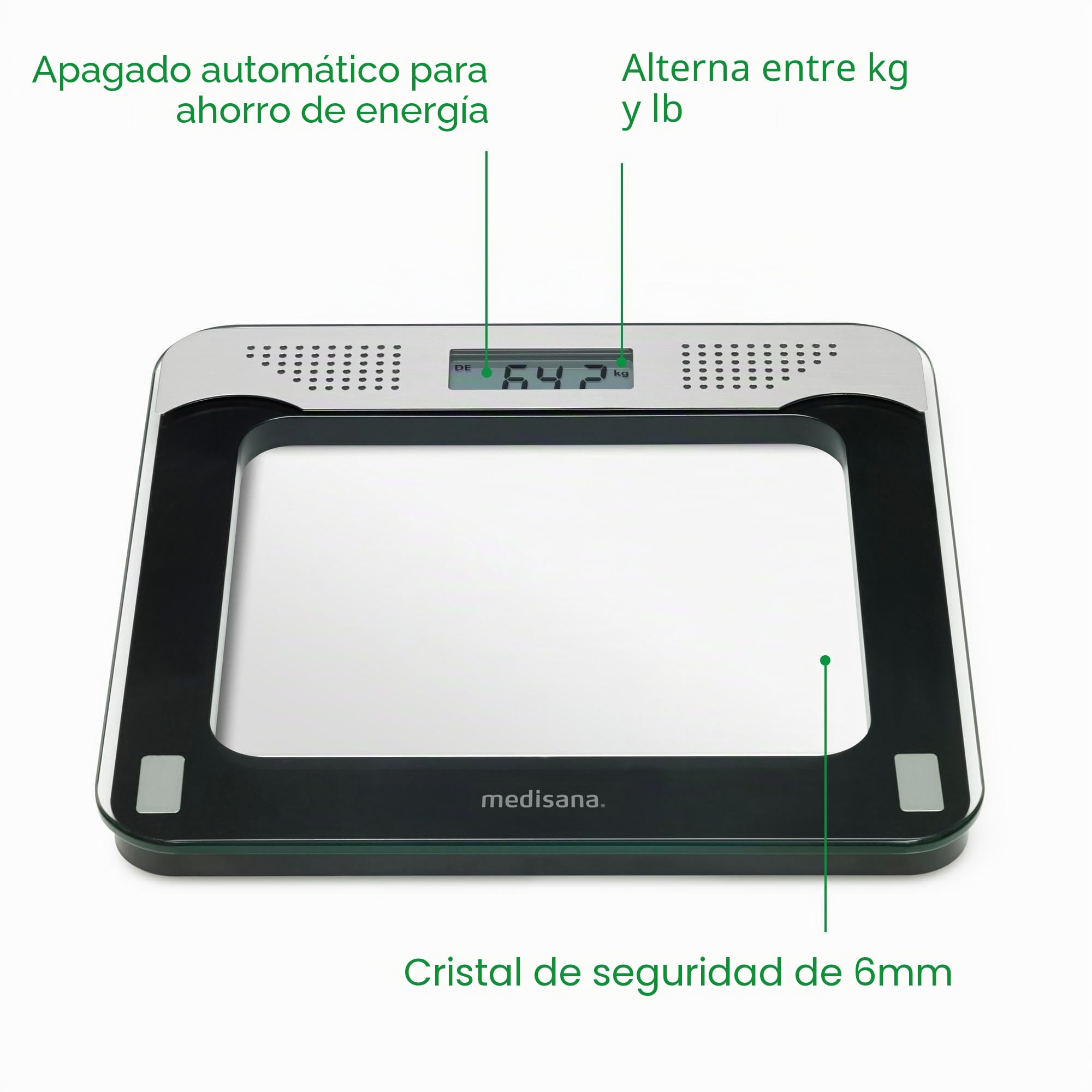 Medisana PS 425 balanza digital de personas, bascula de baño