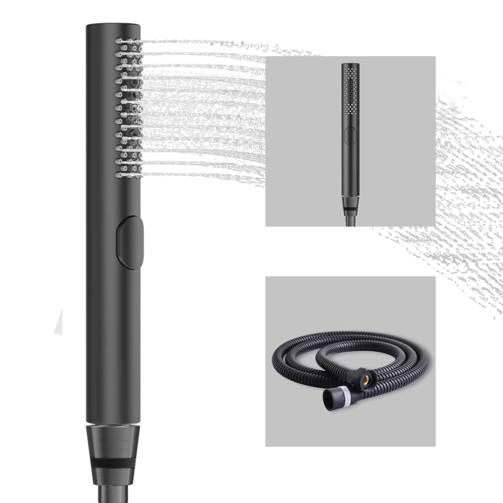 YYTECH Handbrause Hochdruck - Wassersparender Duschkopf Mit 2 Funktionen & Anti-Kalk