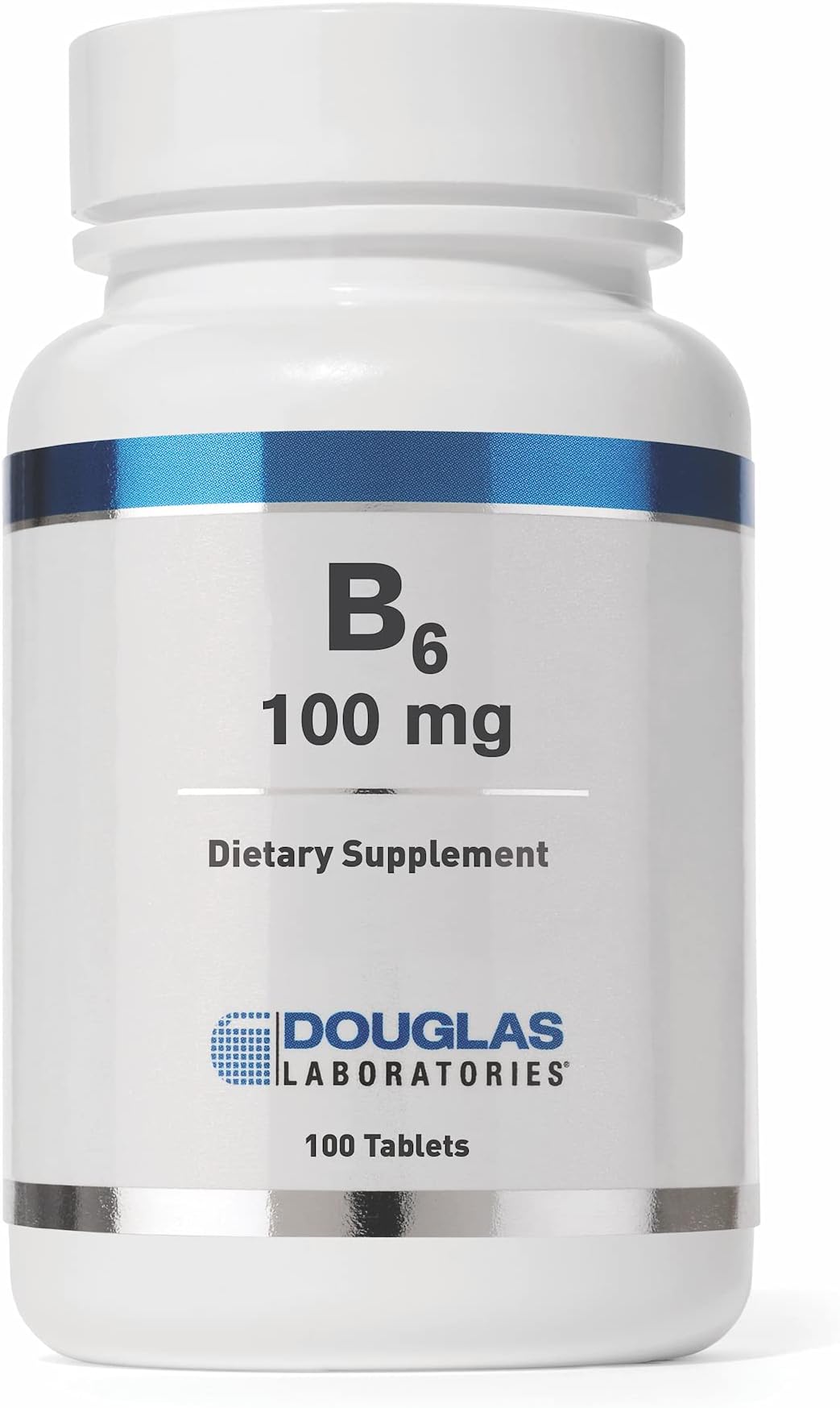 Douglas Laboratories B-6 100 mg | Vitamin B6 to Support Energy Production, Metabolism and Normal Nervous System Function | 100 Tablets