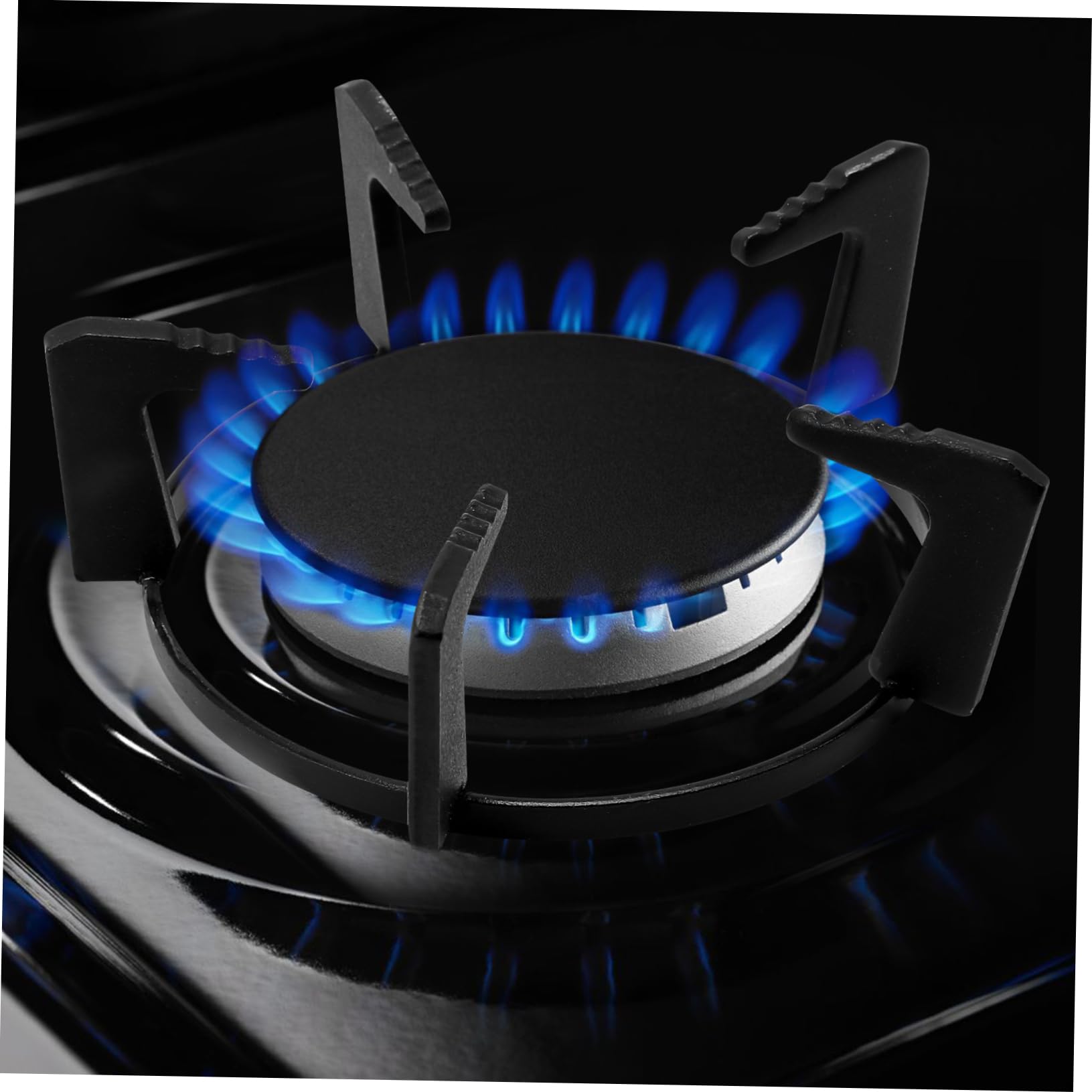 PRETYZOOM Gas Stove Wok Burner Ring Stove Stand for Range Burner Non-slip Design Kitchen Pot Holder