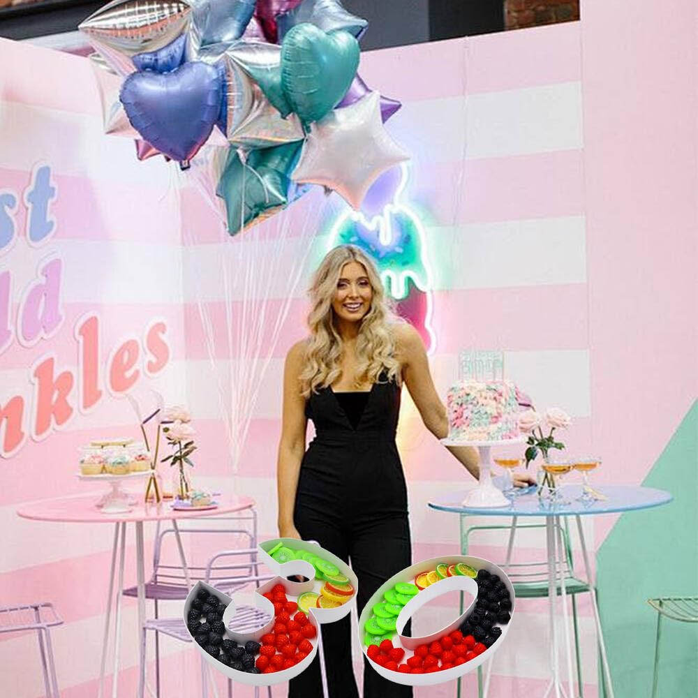 Number Shaped Charcuterie Board