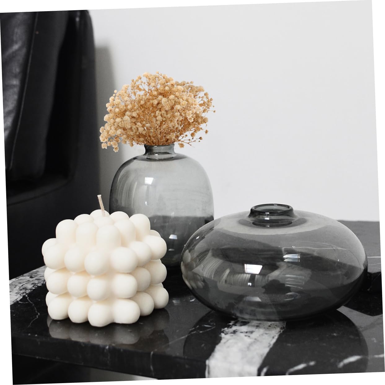 TEHAUX 3pcs Bundles Dried Babysbreath Flowers for Home and Wedding Decor Natural Gypsophila Branches for Table Centerpieces Office and Party Arrangements