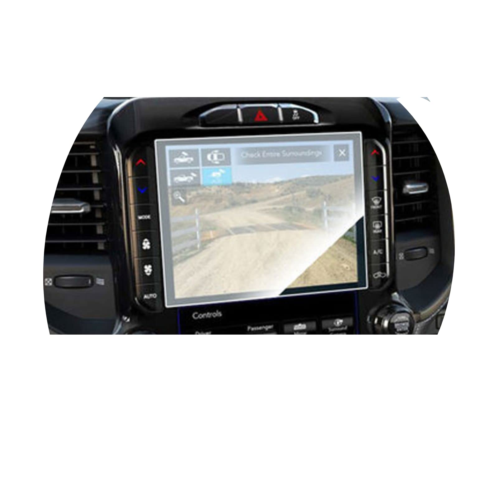Vidrio templado para pantalla de Dodge Ram 1500 (2013-2021): película protectora GPS
