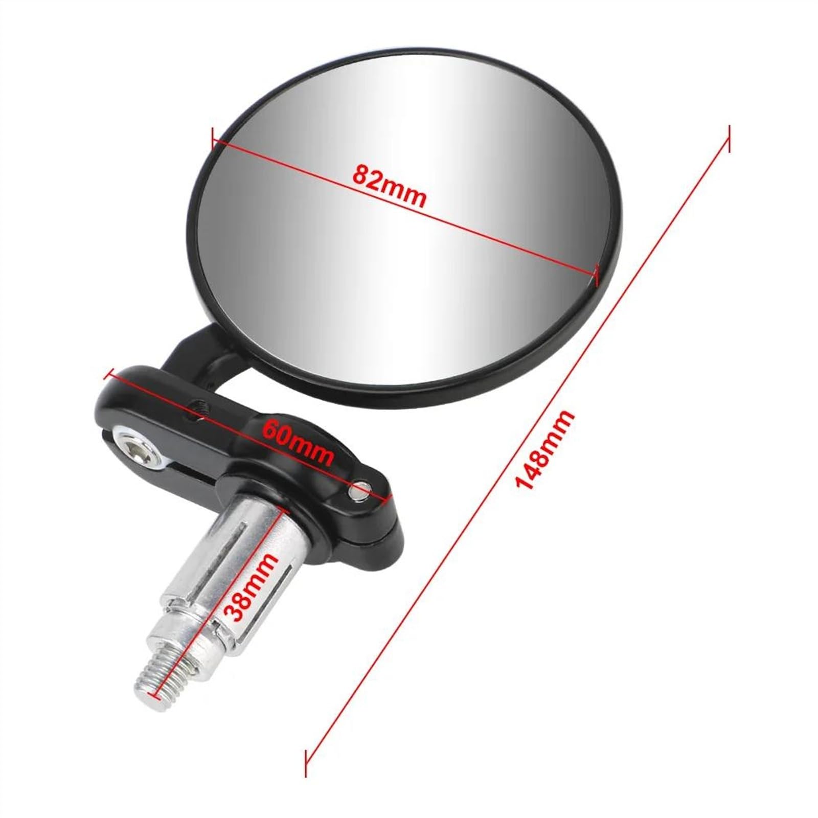 Motocicleta Retrovisores Espejos Retrovisores Universales Para Motocicleta 22mm Espejo Lateral Accesorios Para Motocicleta Barra Mango 2 Uds. Espejos Motocicleta Laterales