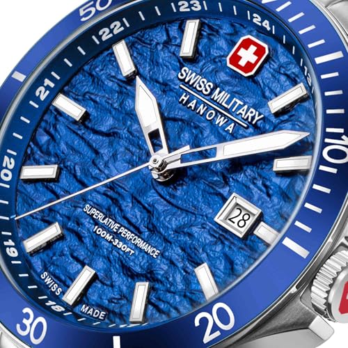 Montre à Quartz Swiss Military Hanowa Flagship Elements en Acier Inoxydable