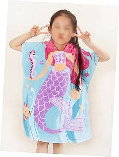 CLISPEED Toalhas De Banho De Algodão Toalha De Praia Infantil Toalhas De Bebê Toalhas De Bebê Roupão De Banho Infantil Roupão De Banho Roupão De Banho Poncho Infantil Toalha De Banho Com