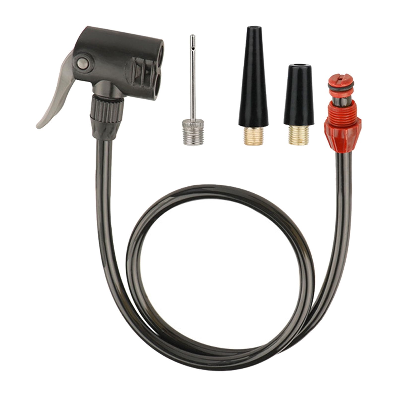 Bicycle Pump Tube Bike Pump Extension Hose Needle Valve Connector Bike Inflator Inflator