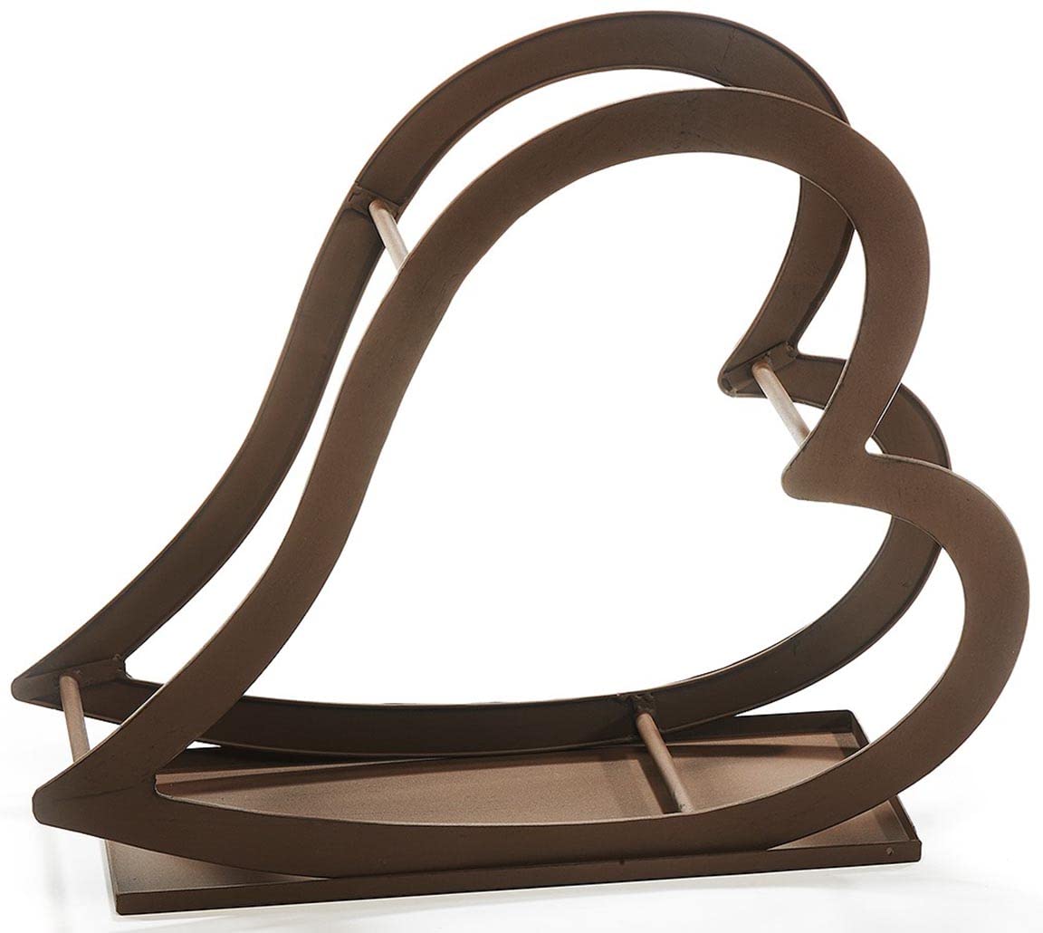 Kobolo Kaminholzregal Metallregal Rusty Metall 68x24x55 cm Braun