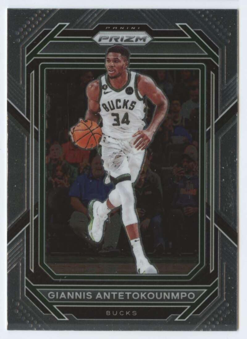 ヤニス・アデトクンポ Giannis Antetokounmpo NBAカード Amazon.com: 2022-23 Panini Prizm #96 Giannis Antetokounmpo