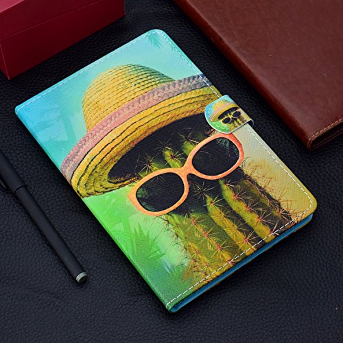 Galaxy Tab 4 10.1 Case,T530 Case,Dteck(Tm) Slim Folio Stand Cover Case With Auto Wake/Sleep Feature Magnetic Smart Shell Case For Samsung Galaxy Tab 4 10.1 Sm-T530Nu T530 T531 T535,Cute Cactus #TOP6