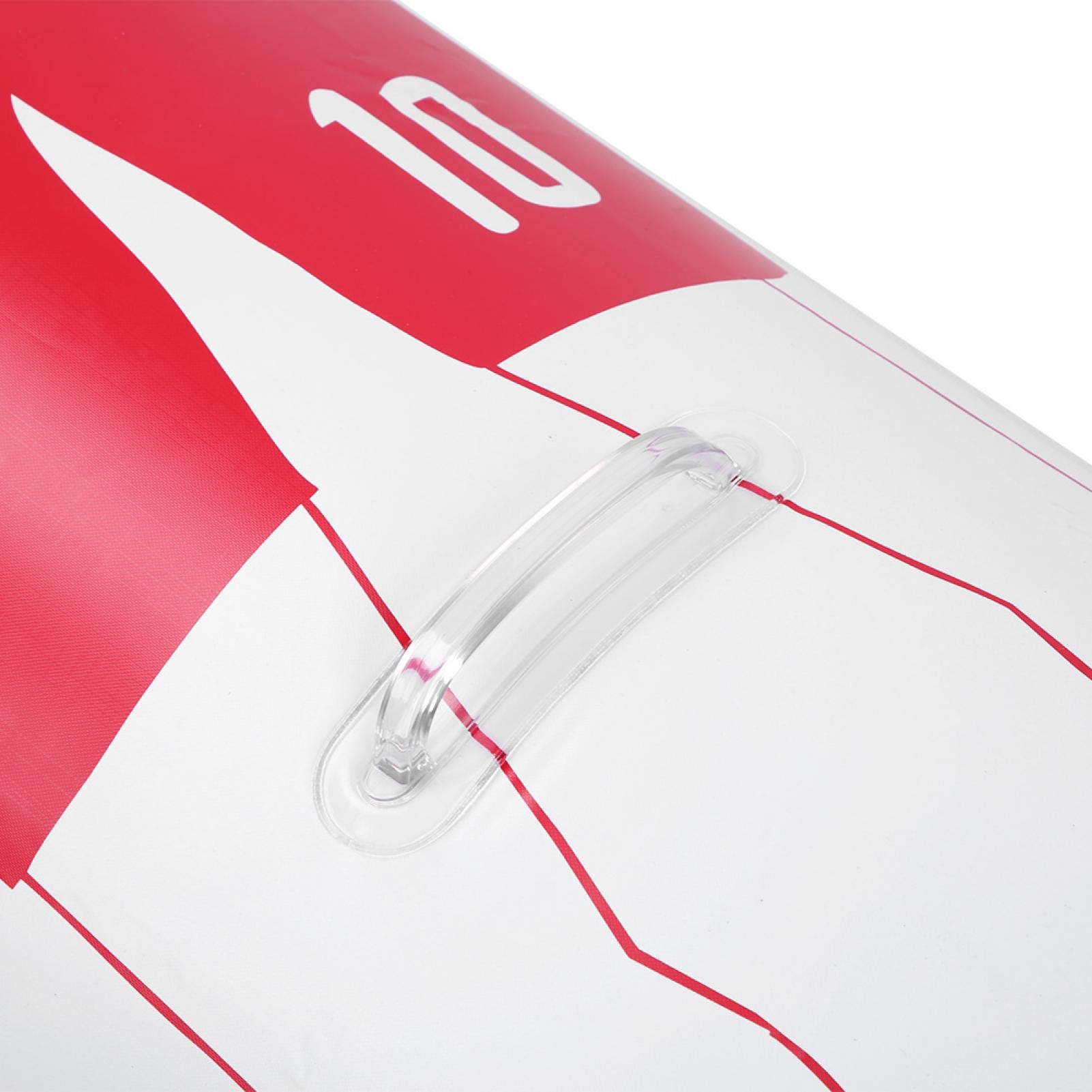 Mannequin d'entraînement, Mannequin de Football factice de Boxe Gonflable en PVC de 40x160 cm(Red)