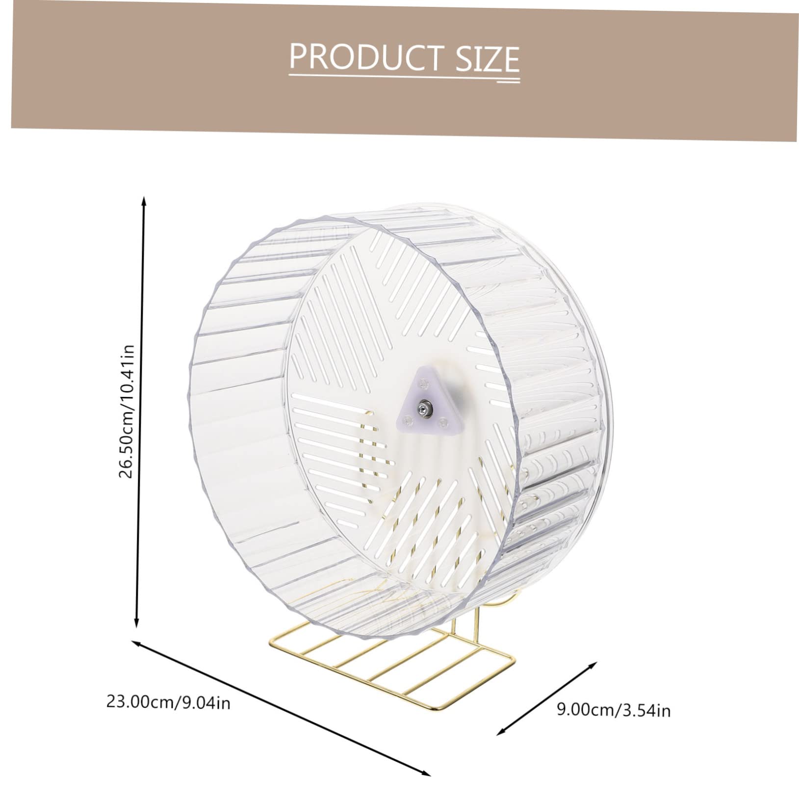UPKOCH pour Rongeurs Roue Stable pour Hamster Chinchilla et Rat Domestique Silencieuse Support de Sport pour Petits Animaux Couleur Aléatoire
