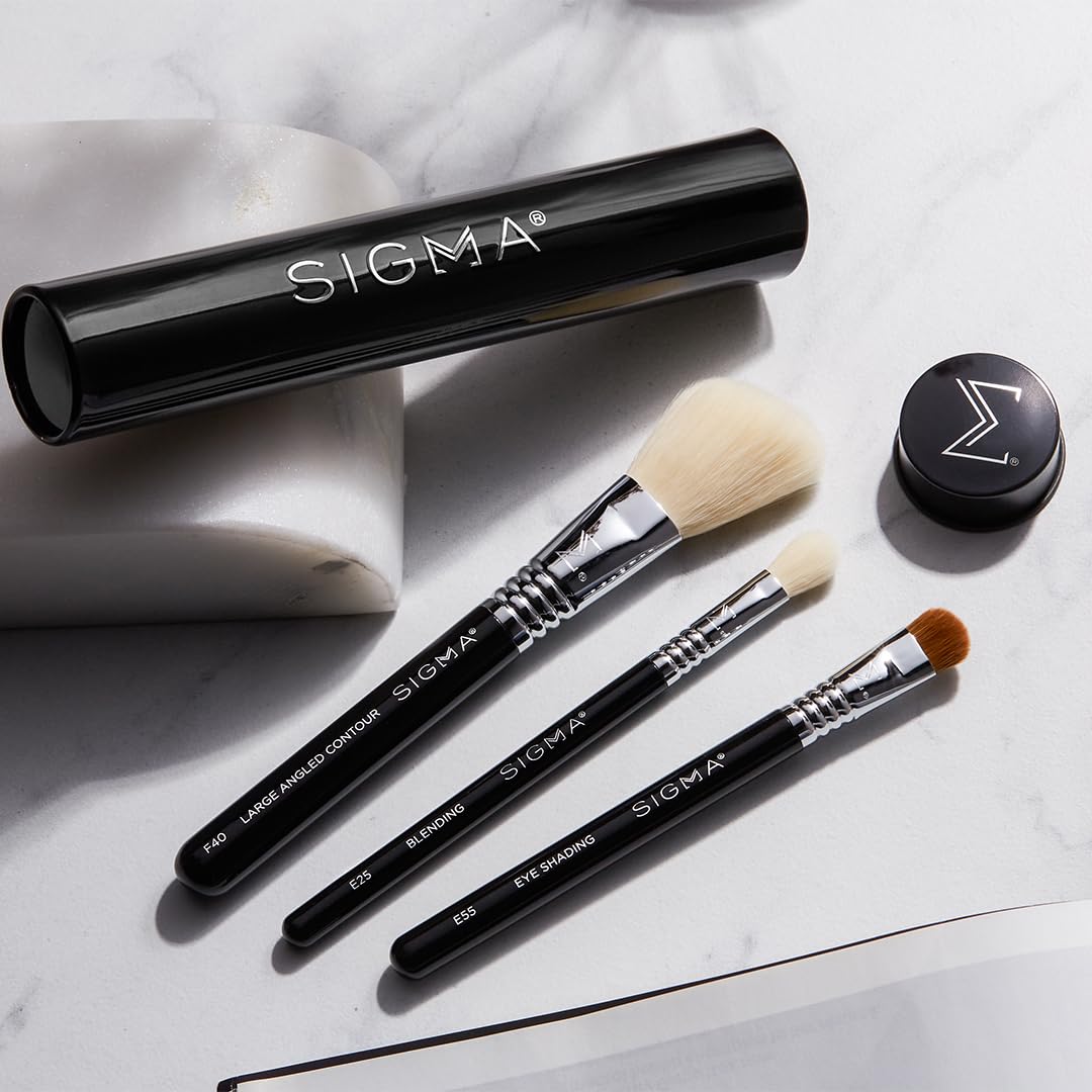 Amazon.co.jp: Sigma Beauty Travel Essential Trio Makeup Brush Set