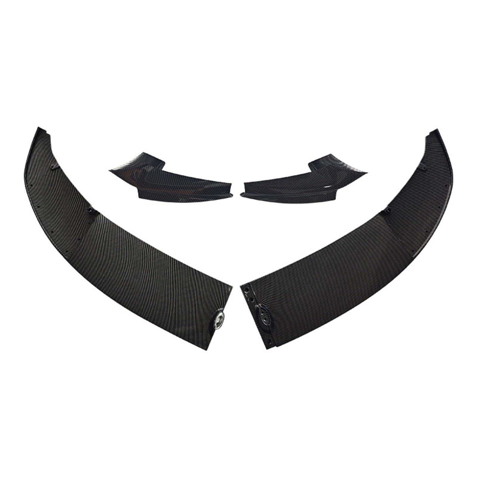 ZXYHBHD Compatible with BMW M5 F10 2011-2016，Segmented Front Lip Splitter, Sport Front Bumper Chin Spoiler Kit,Glossy black
