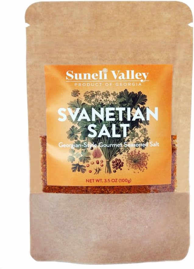 Suneli Valley Svanetian Salt | Traditional Georgian Herb & Spice Blend - Gourmet Seasoning for Cooking (3.5oz)