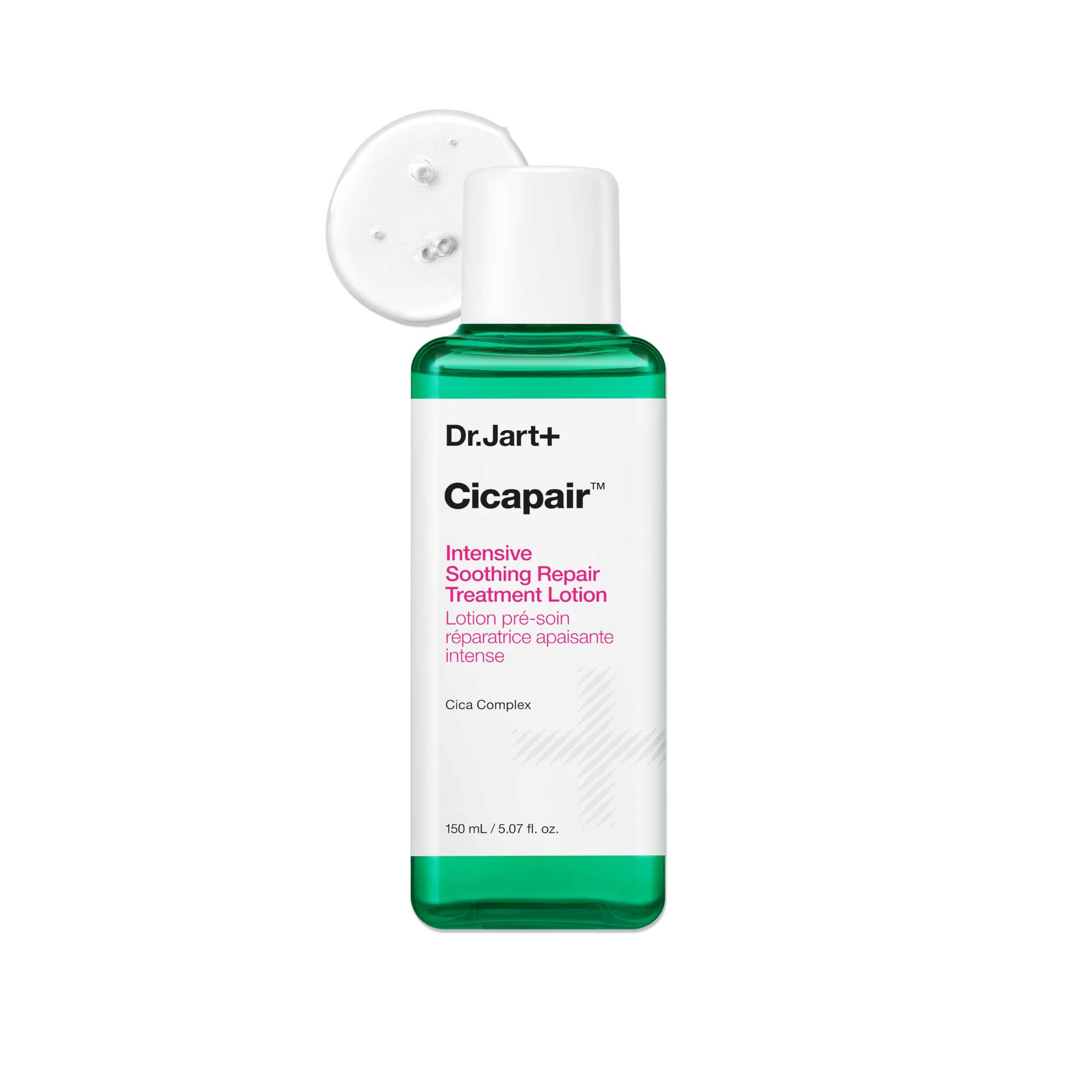 Dr.Jart+ Cicapair Lotion Visage Liquide Réparatrice Apaisante Intensive pour Réduire les Rougeurs au Centella Asiatica | Tonique Hydratant | Soin de la peau coréen, 150 ml