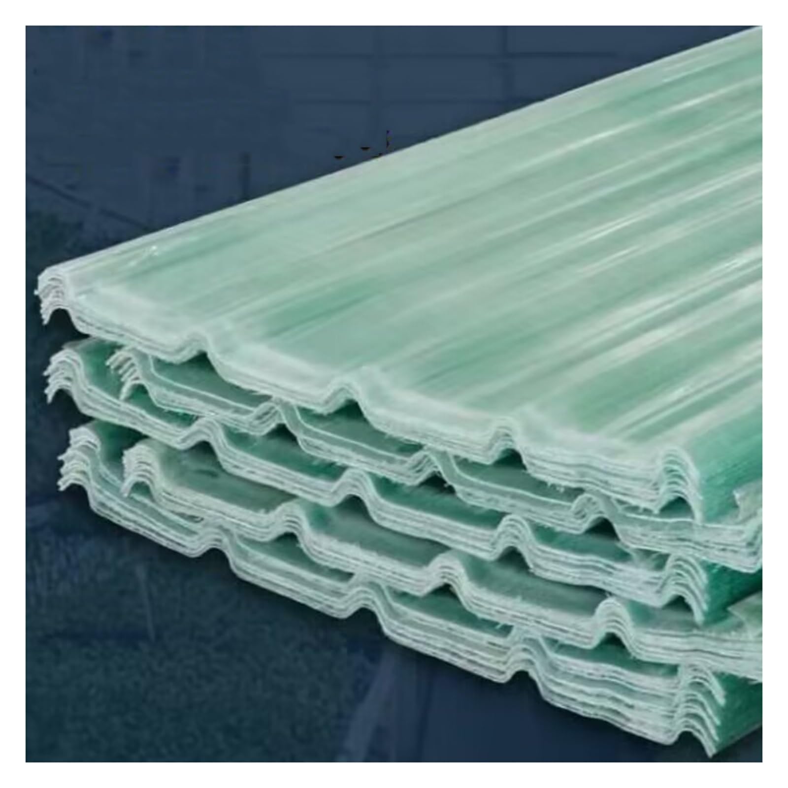 Mute Shed Roof Sheets,Clear Roof Sheet,1.5mm Corrugated Roofing Sheets,Cladding Walling Sheeting,Anti-Roofing Material,Roof Panels Covers,Replacement Shed Panel(Color:8pcs,Size:0.9 * 1.0m/35 * 3