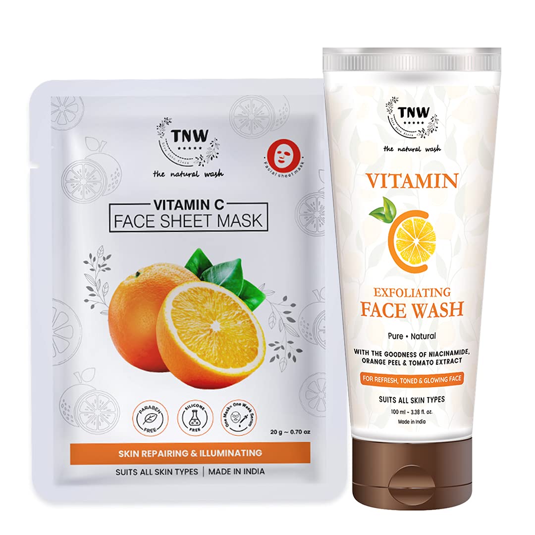 Buy TNWThe Natural Wash Vitamin C Exfoliating Face Wash and Vitamin C