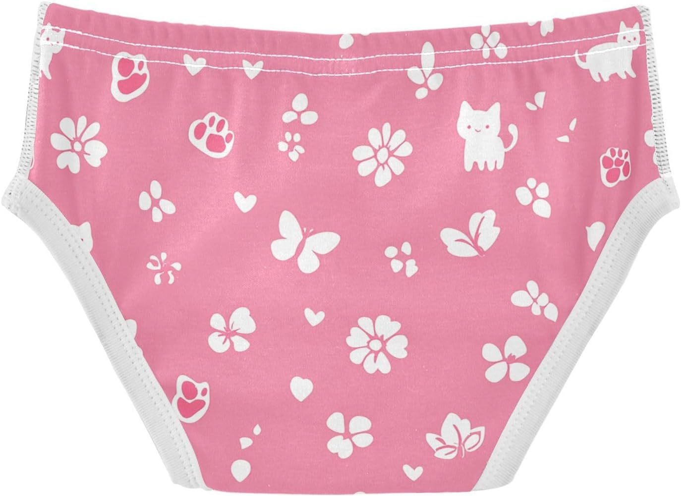visesunny Boys Training Underwear Pink Cat Butterfly Breathe Cotton Potty Briefs Size 2T-8Y-8Y for Toddler 2T-8Y