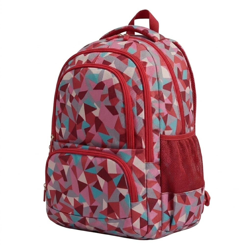 Kid's School Backpack - Red-picture-26