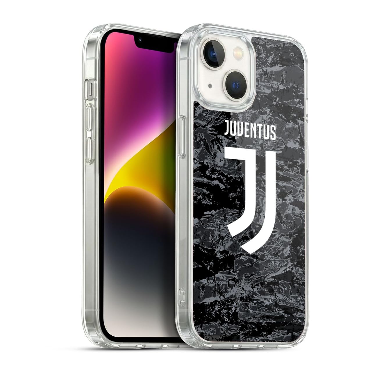 Head Case Designs Licenza Ufficiale Juventus Football Club Home Goalkeeper 2019/20 Race Kit Custodia in Gel [Protezione di Grado Militare] Compatibile con Apple iPhone 14