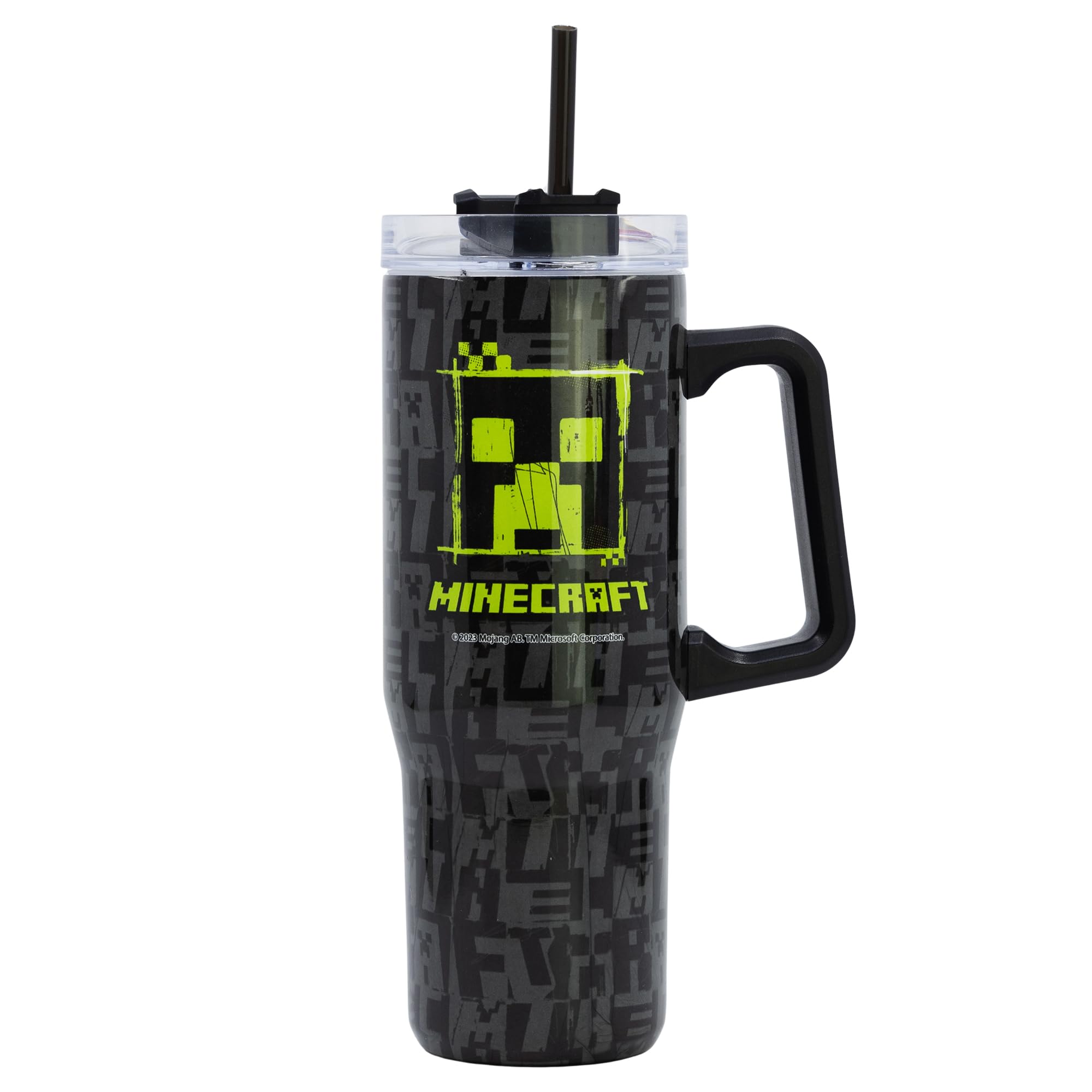 Minecraft  Black Insulated Rambler Mug 940Ml in Size 940 ml, Sports Direct
