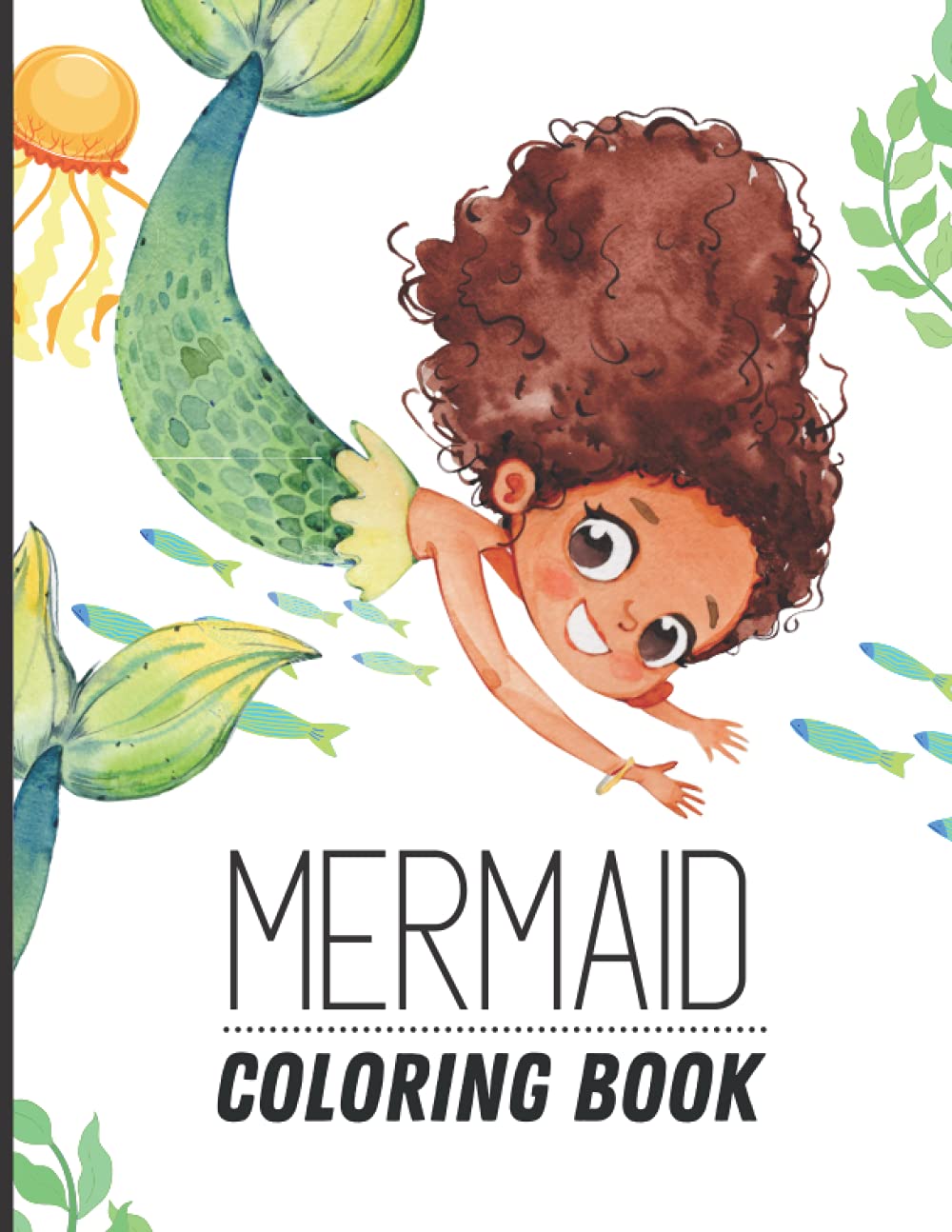 Mermaid Coloring Book: Mermaid coloring book for kids ages 4-8 | Over 50 unique Coloring pages