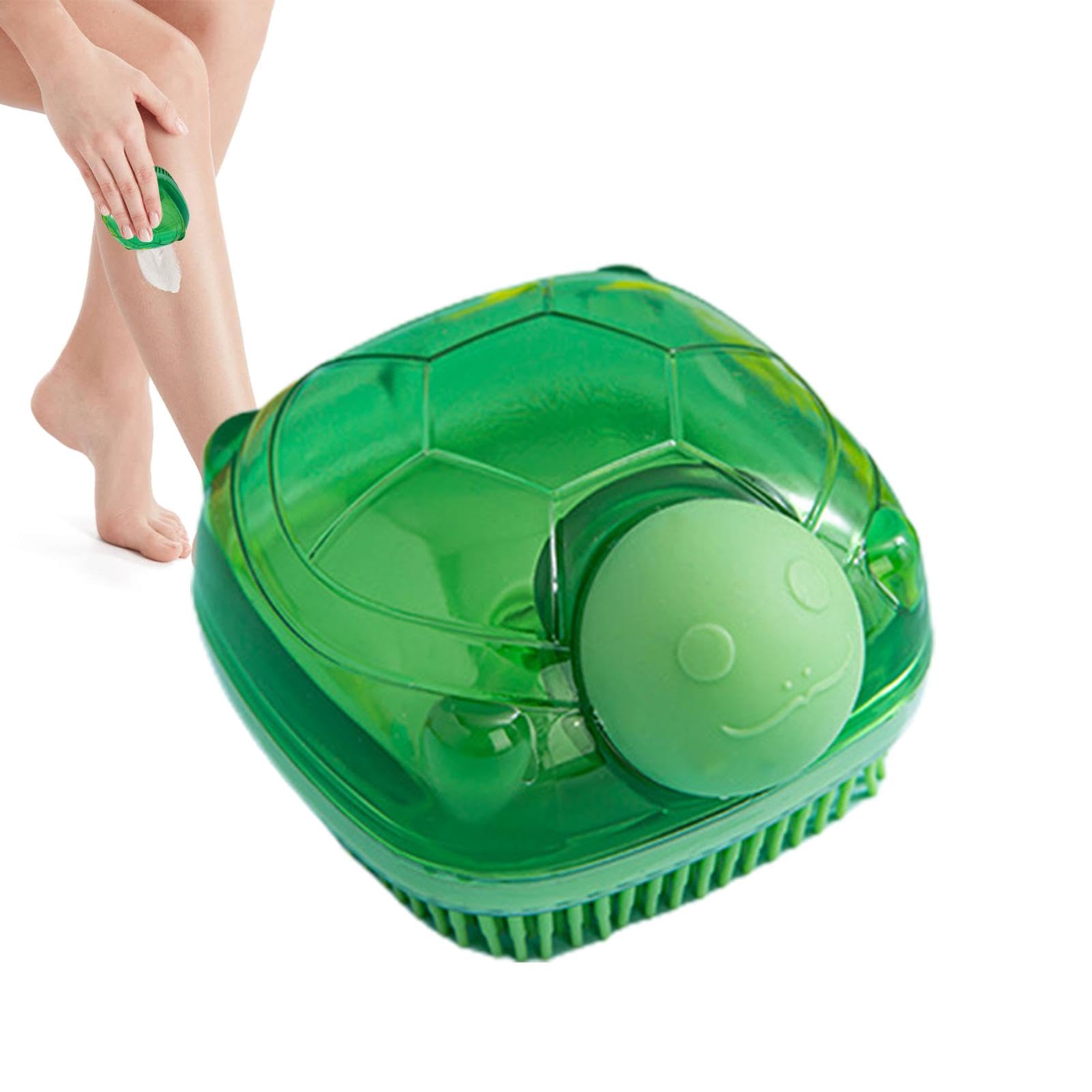 Esponja exfoliante de silicona para ducha, exfoliante, cepillo de baño de