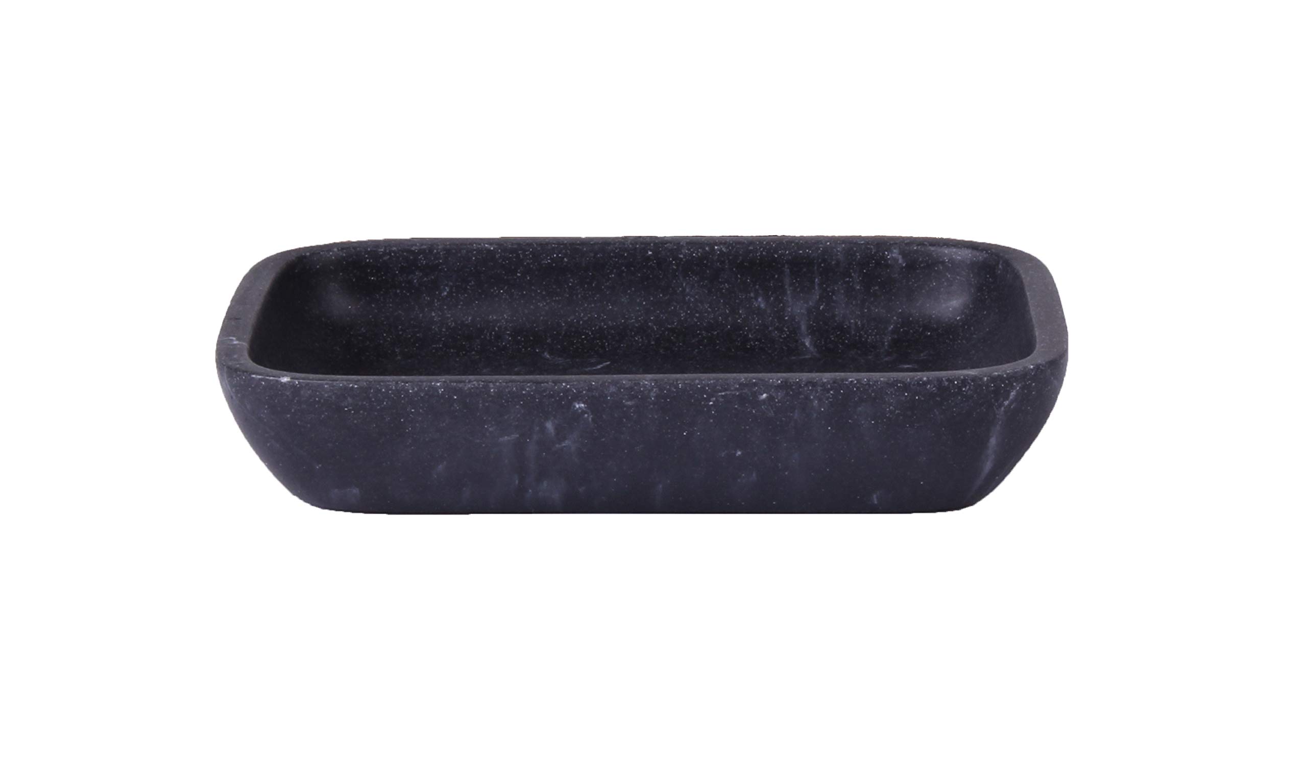 Showerdrape Grey Marble Octavia- Effect Rectangular Soap Dish, Easy Clean,