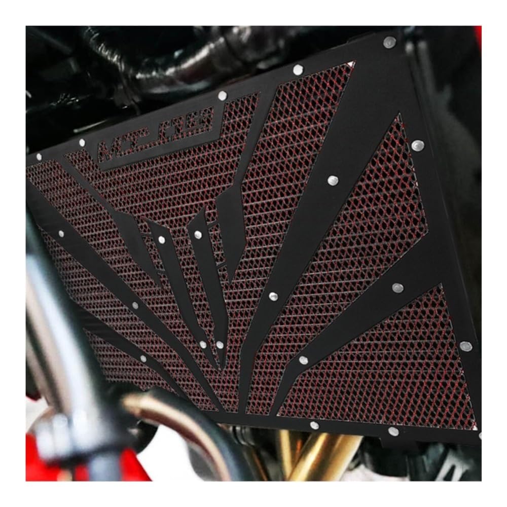 Motorrad Kühlergrill-Schutz Aus Aluminium Für Yamaha MT-09/FZ-09/FJ09 (2014-2020) – Schwarz