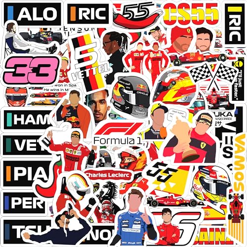 Image of FlyBuyHub Aesthetic Vinyl Journal Stickers for Phone Case, Laptop, Notebook, Dairy, Water Bottle, School Bag, Etc Self-Adhesive Stickers Set of 50 Glossy and Waterproof Stickers (F1 Stickers)