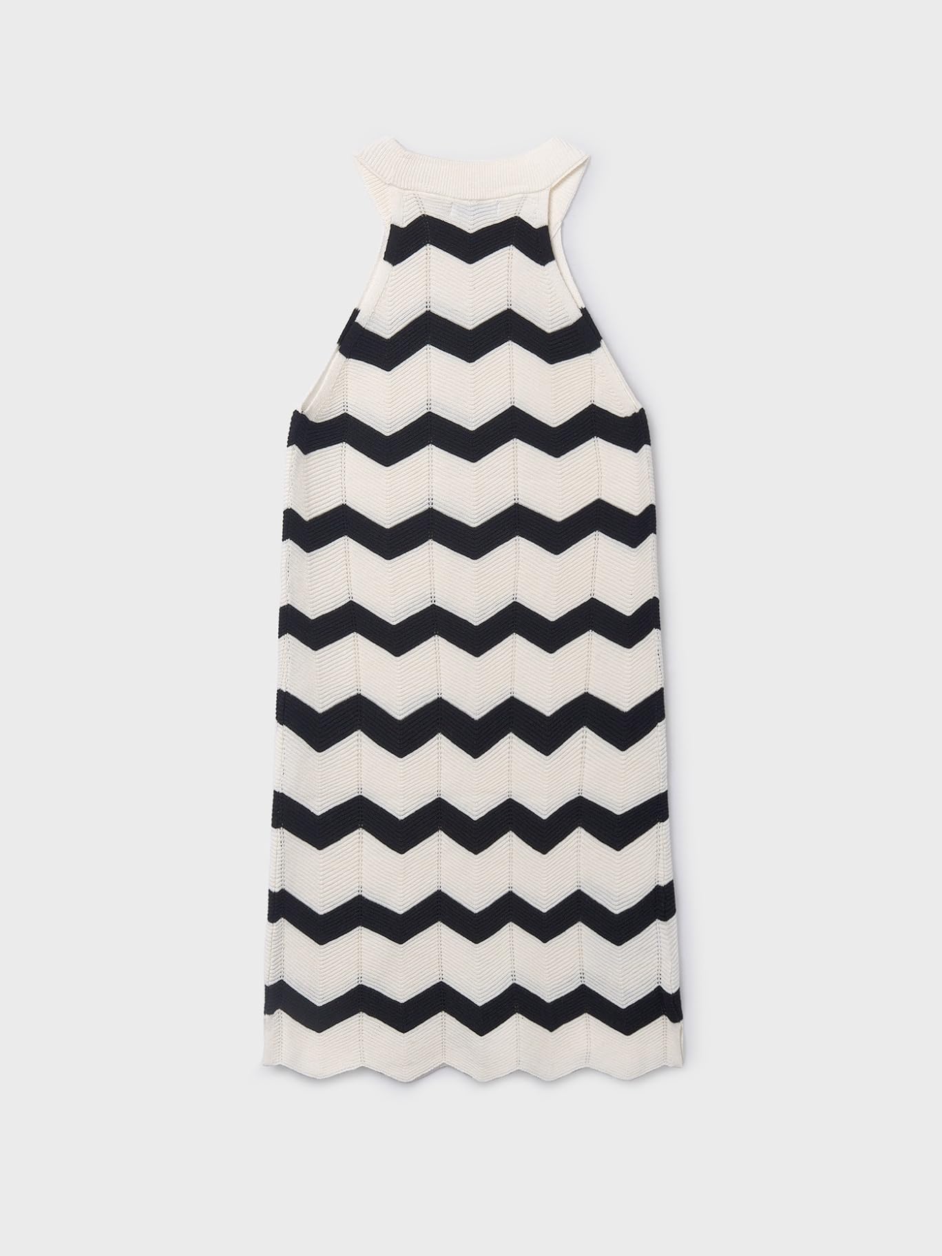 Mayoral Strickkleid Zickzack-Muster für Mädchen Rohw-Schwa