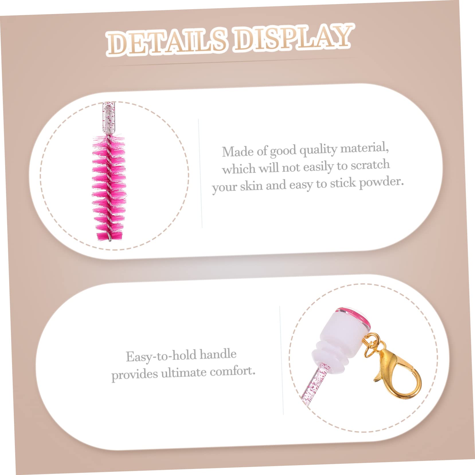 Ipetboom 4Pcs Applicator Tubes with Wands Durable Makeup Brush Portable Mascara Bottles for and Eyebrow Travel Present