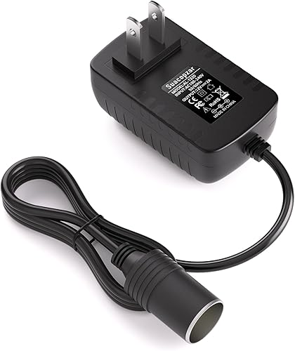 Miniatura 10 de 12V 3A 36W AC a DC Convertidor de encendedor de cigarrillos de coche (no para dispositivo de alta potencia), AC 110-240V a DC 12V Fuente de