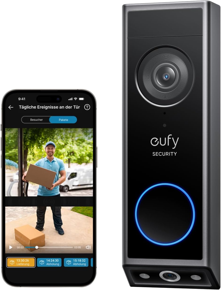 Eufy E340 Video Türklingel – WLAN Türklingel ohne Abo-Zwang 1 eufy E340 Video Türklingel mit lokalem Speicher und ohne Cloud