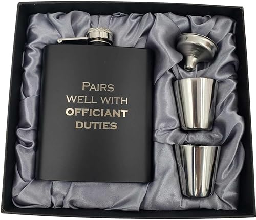 Regalos oficiales para el día de la boda, regalo oficial de boda, juego de frascos, mejor oficiante de la historia, regalo de propuesta oficial de