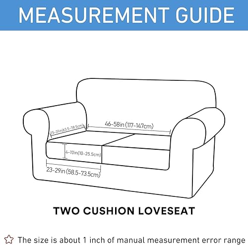 Miniatura 6 de hyha Fundas de cojín impermeables para sofá, funda elástica para asiento de sofá para perro, lavable, antideslizante, impermeable, fundas de cojín