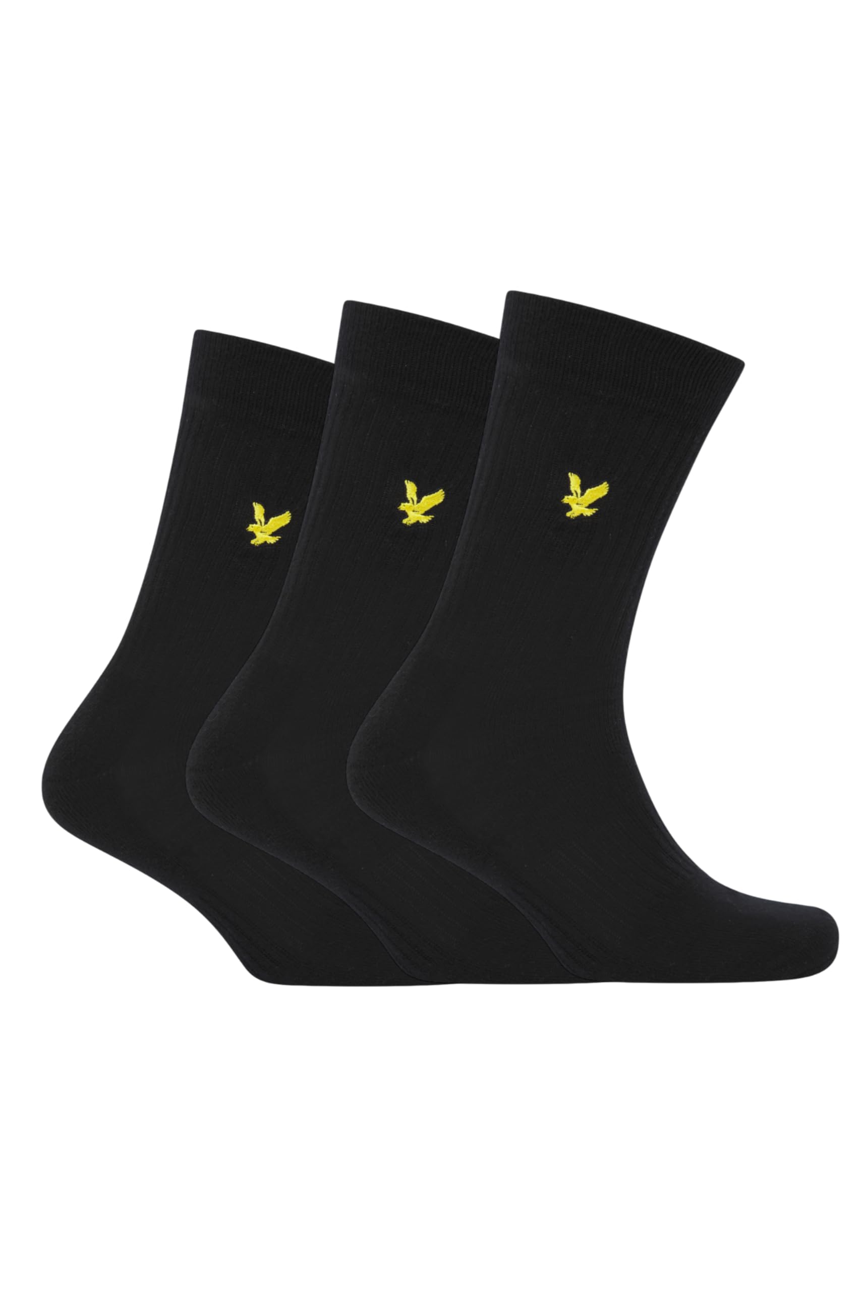 Lyle And Scott Men's Crew Socks - Black - Mens 7-11