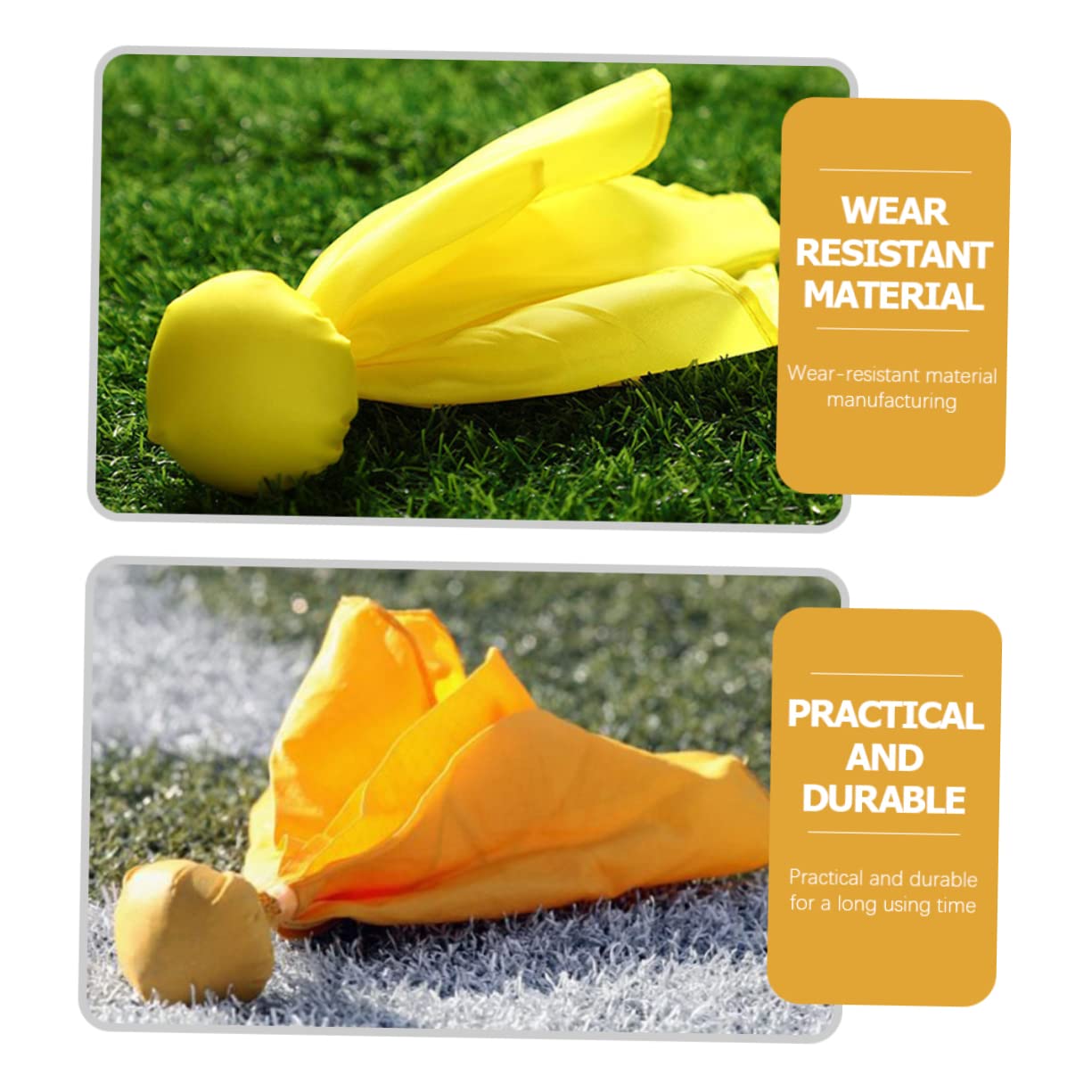 Mipcase Drapeau De Service D'arbitre Tenue D'arbitre Arbitre Drapeaux Football Marqueur Jeux Foot Jeux De Football Drapeau De Pénalité Lancer Des Drapeaux Nylon