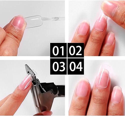 Vista 18 de SUMAJU Cortaúñas postizas acrílicas profesionales para uñas acrílicas, herramienta de manicura de uñas (plata)