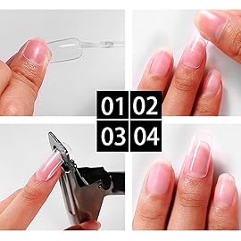 SUMAJU Professional Acrylic False Nail Clippers for Acrylic Nails Nail Tip Cutter Nail Manicure Tool (Rainbow)