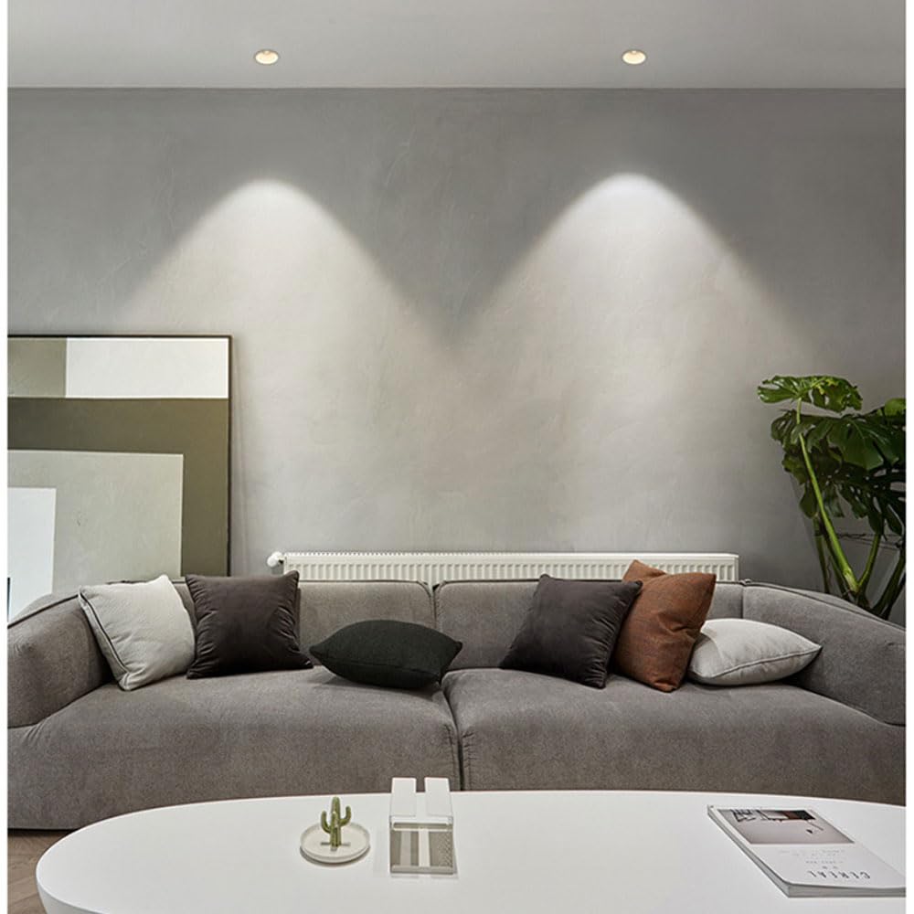 Faretti da Incasso a LED, 5W, 7W, 9W, 15W, 20W, 3Cct selezionabili 3500K-6000K, Cri98, faretti da soffitto a LED/5W/3500K