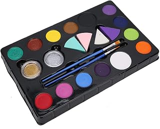 14 Colores Facing Body Paint Pigment Set Fácil de Limpiar con 14 Tonos Vibrantes para Fiestas de Cosplay de Halloween