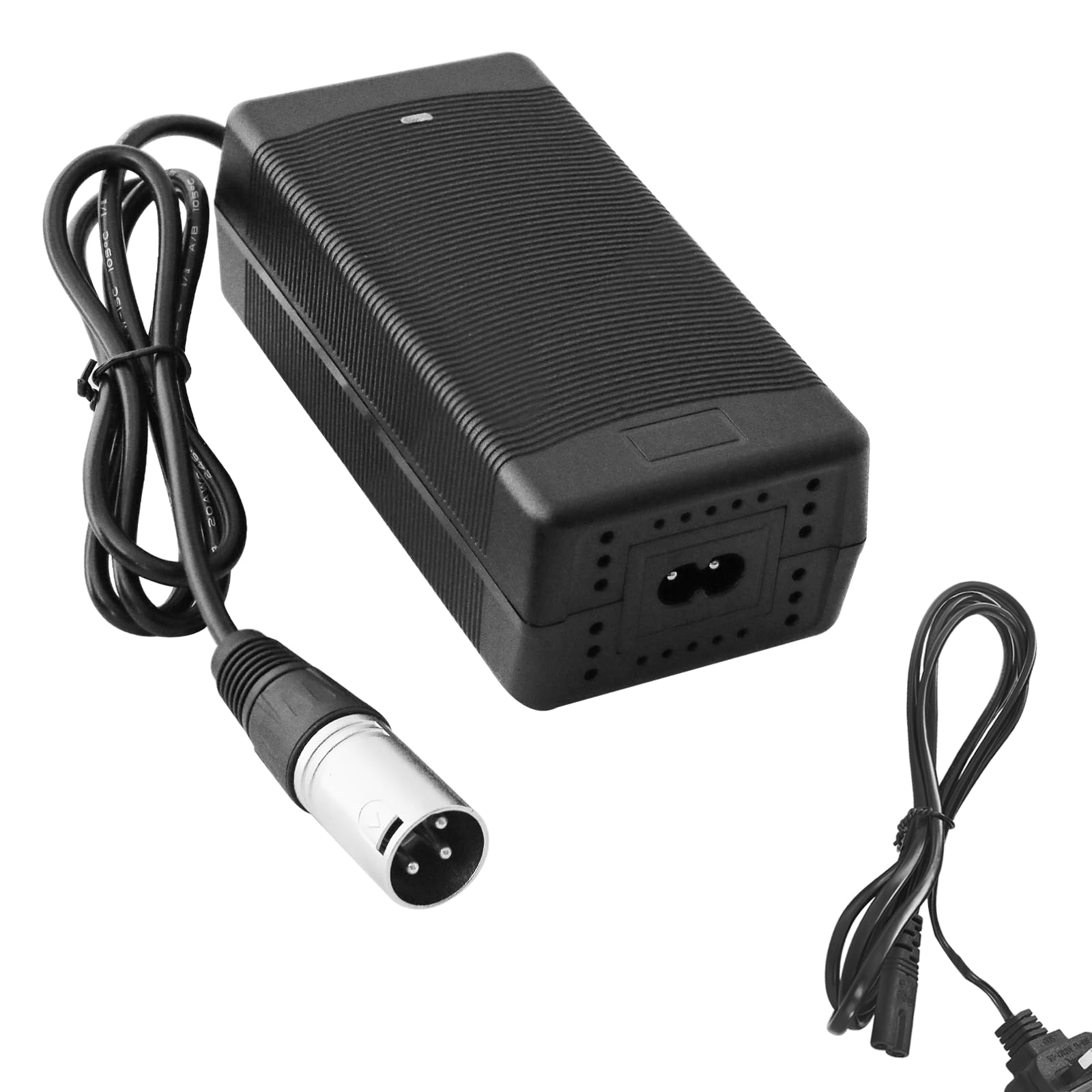Yasco 54.6V 2A Charger, Electric Bike Lithium Battery Charger for 48V Battery, 48V AC Power Supply for e-bike and e-scooter