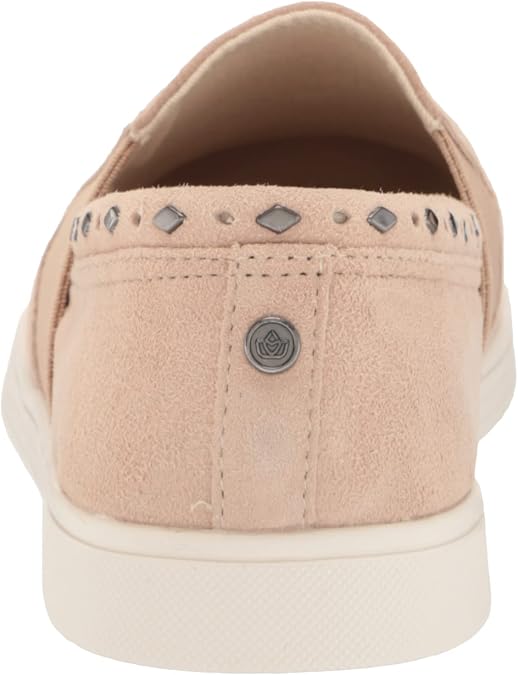Spenco Women's Santa Barbara Rivet Sneaker, Light Taupe, 8.5 Wide