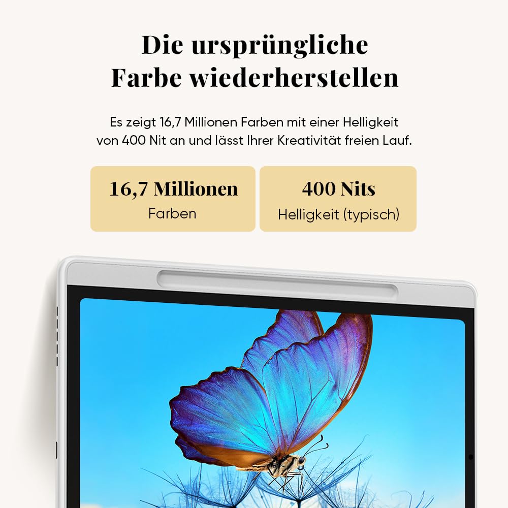 XPPen Magic Note Pad, Papier-Tablet mit 10,95-Zoll-Farbdisplay, 16K X3 Pro Stift, DREI Farbmodi, 1200 * 1920 Auflösung, 8000mAh Akku-Kapazität, Android 14 Betriebssystem