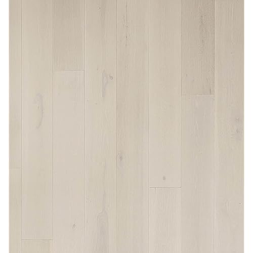 Napa Valley Hickory 1/2" Thick x 7.5" Width x 20" - 74.8" Varying Length Engineered Hardwood Flooring Sample, Whisper