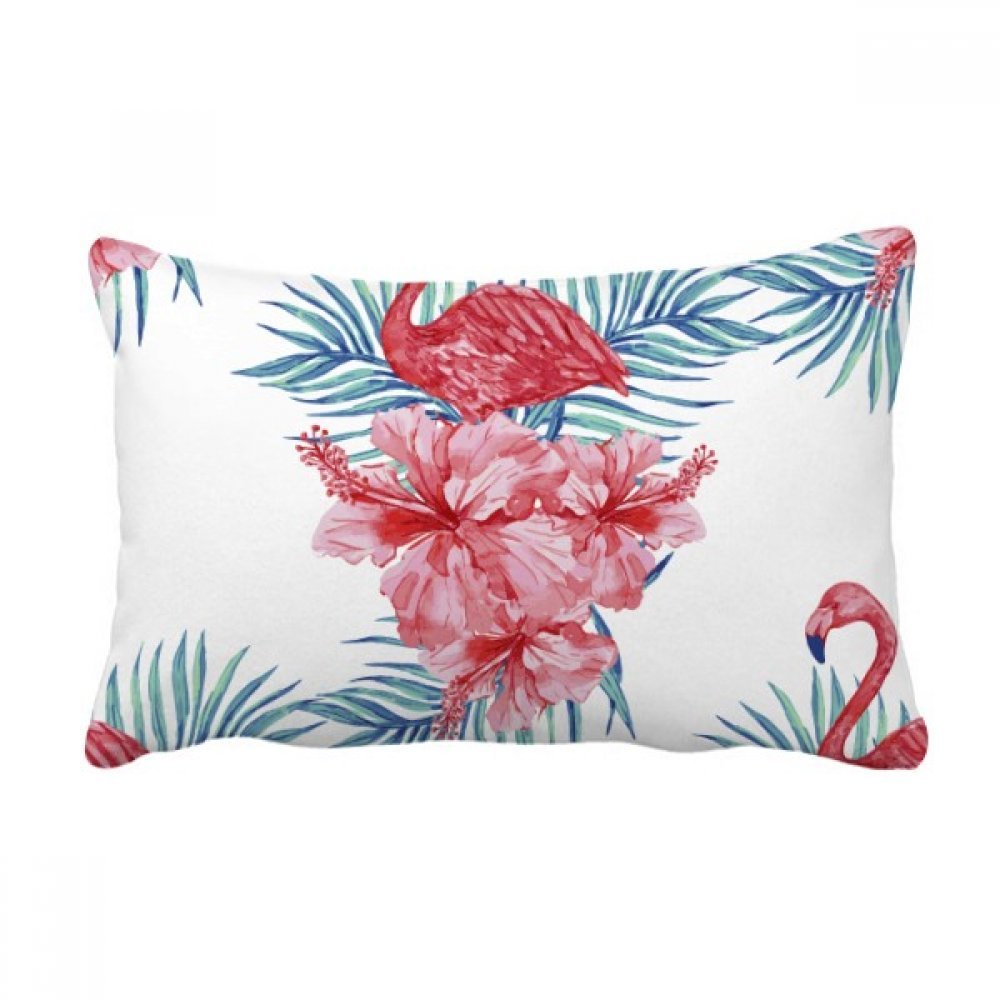 Coussin lombaire pour soulager le dos sur le canapé avec motif flamant rose